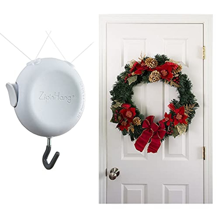 Zip 'n Hang Nearly Invisible Wreath Hangers