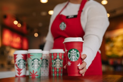 Here's how you can get a free collectible holiday cup from Starbucks