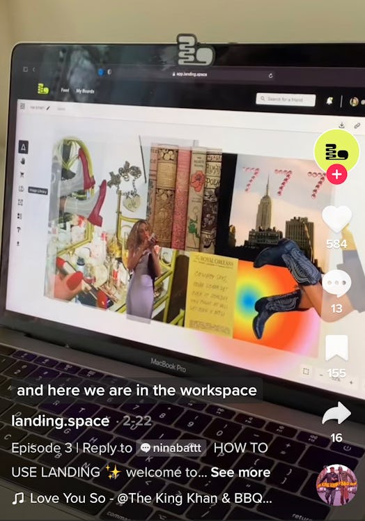 How To Use The Social Mood Board Platform "Landing" For 2023 Vision Boards