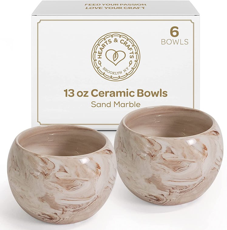 Hearts & Crafts Marble Bowls (6 Pack)