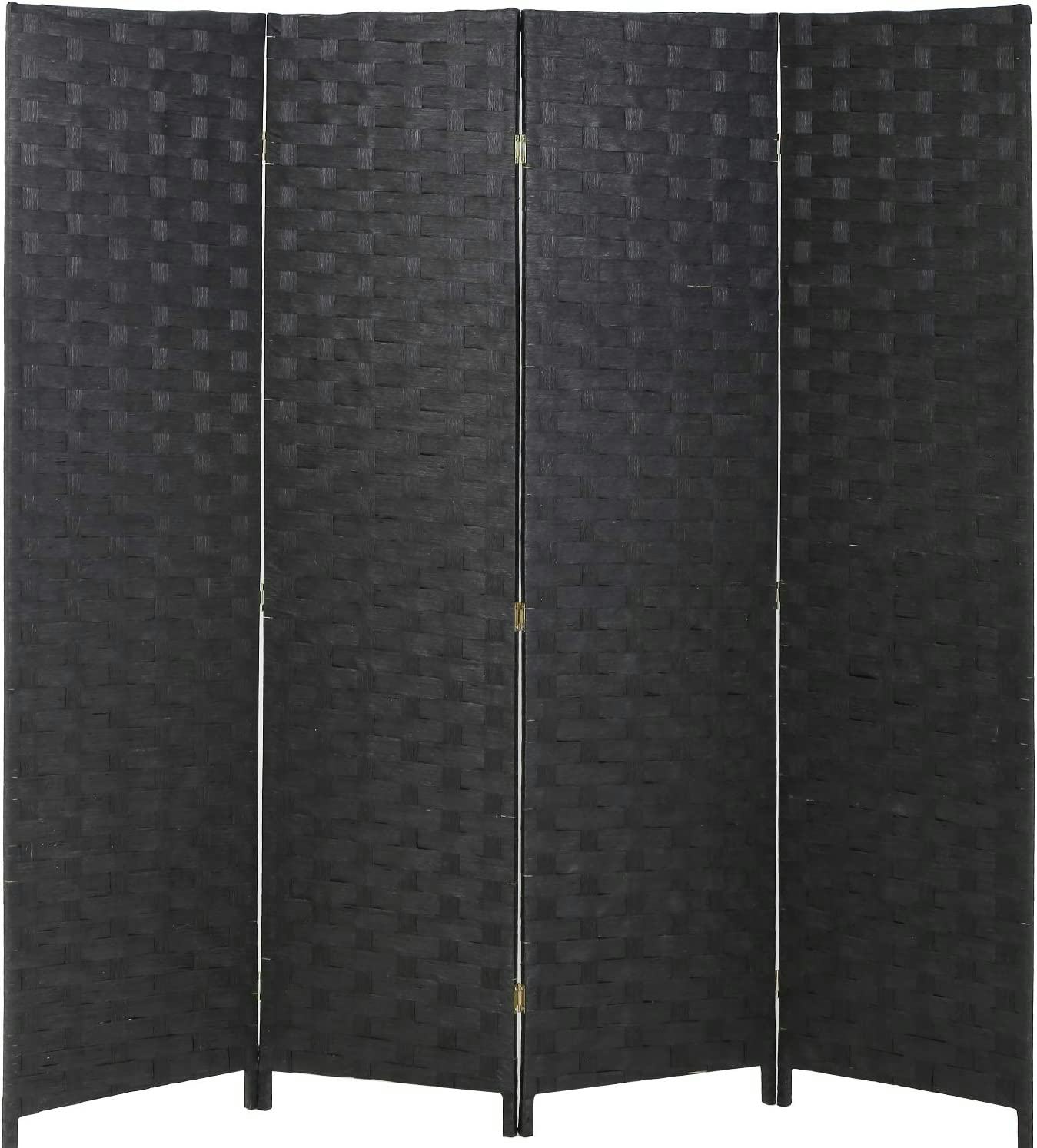 Vnewone Folding Room Divider Privacy Screen