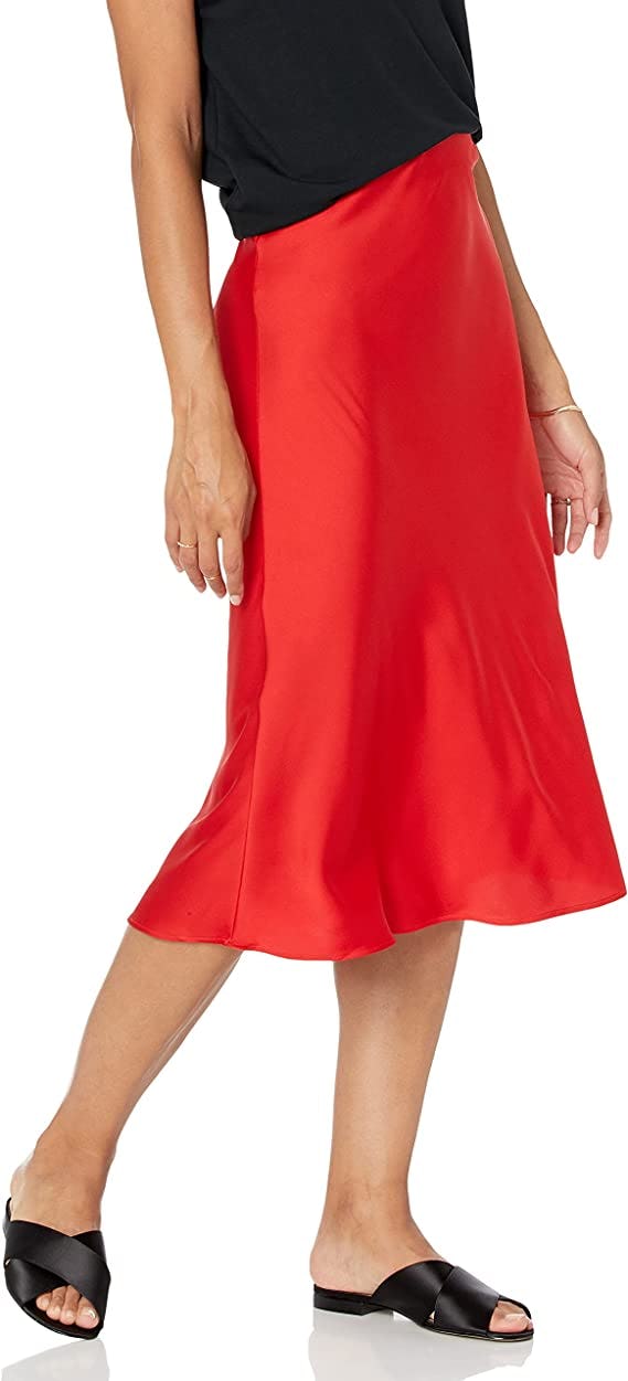 The Drop Silky Slip Skirt