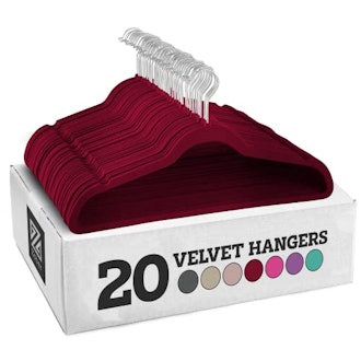 Zober Nonslip Velvet Hangers (20-Pack)