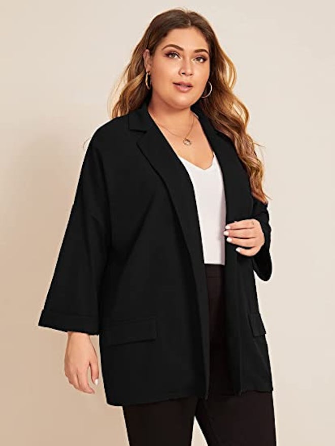 WDIRARA Open Front Blazer