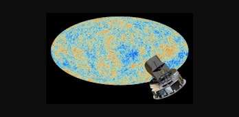 Cosmic microwave background.