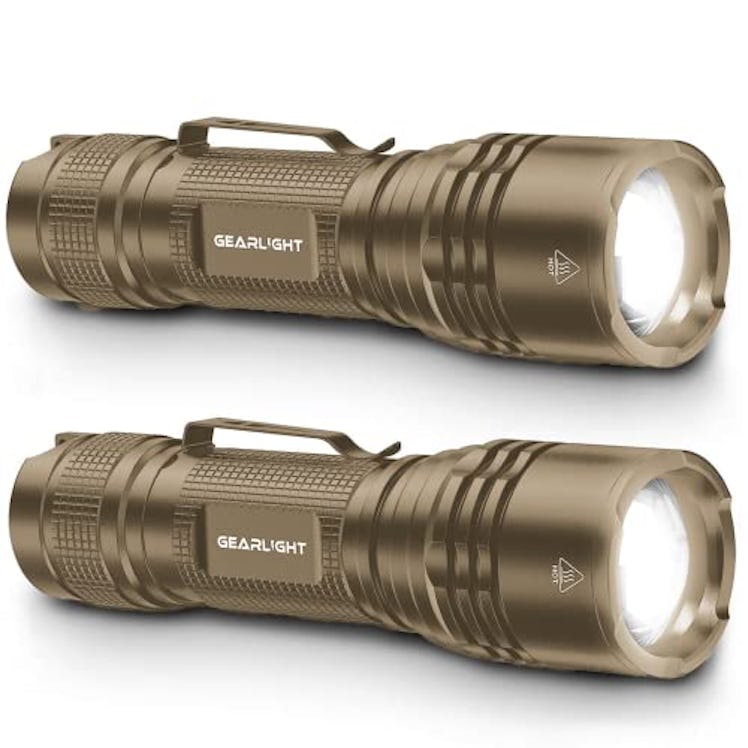 GearLight TAC LED Flashlight Pack (2-Pack)