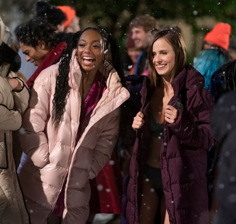 Reneé Rapp, Alyah Chanelle Scott, Pauline Chalamet, Amrit Kaur in 'The Sex Lives of College Girls'