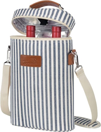 Tirrinia Wine Bottle Tote Bag