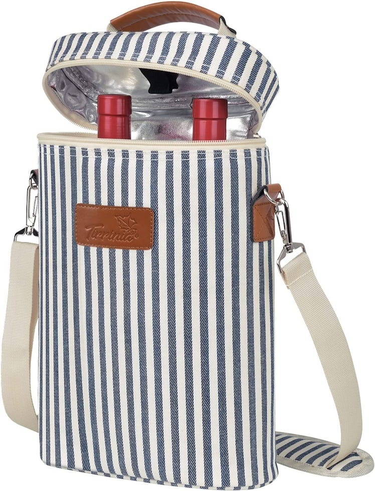 Tirrinia Wine Bottle Tote Bag