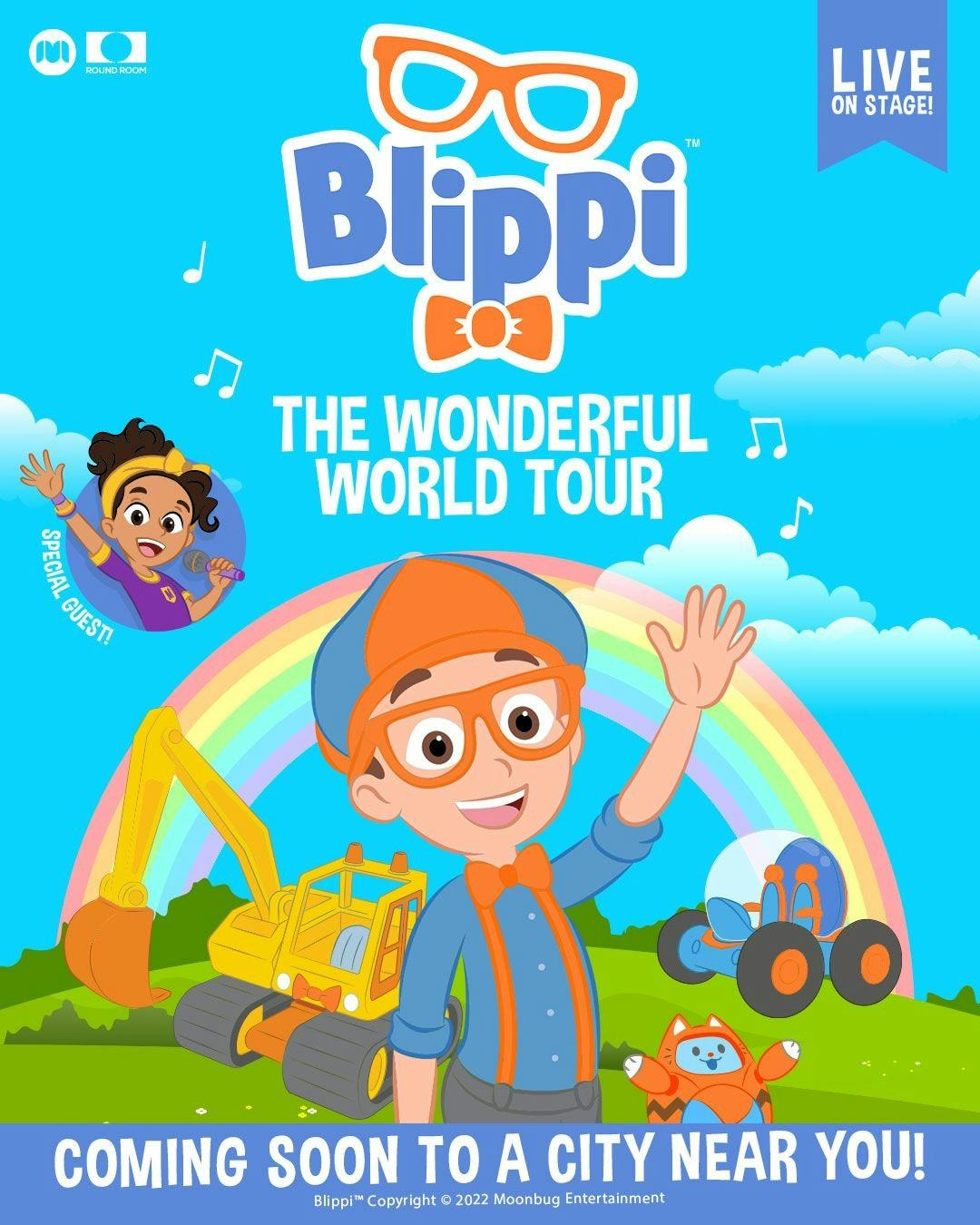 'Blippi: The Wonderful World Tour' Is Coming To A Stage Near You In 2023!