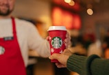 The 2022 Starbucks reusable holiday cup is back