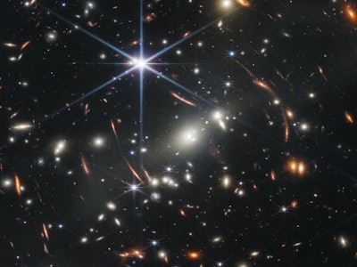 Thousands of galaxies seen by the James Webb Space Telescope.