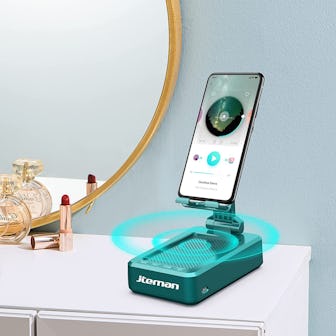 Jteman Cell Phone Stand with Speaker