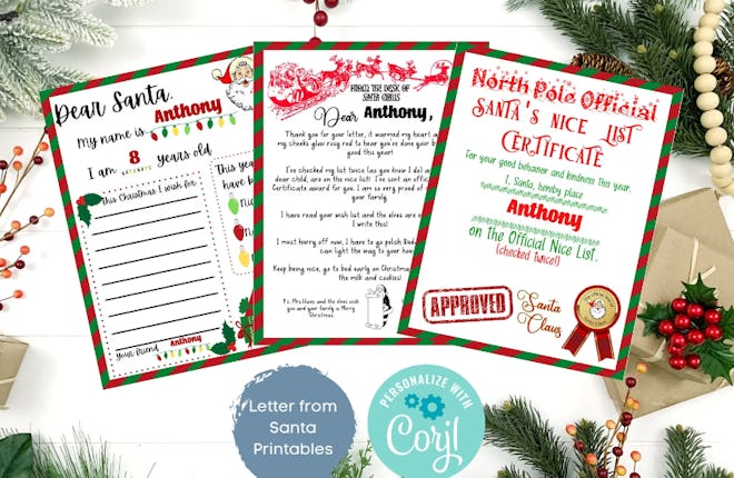 This Nedu Creative Printable Santa Letter Bundle is an Elf on the Shelf printable letter your elf ca...