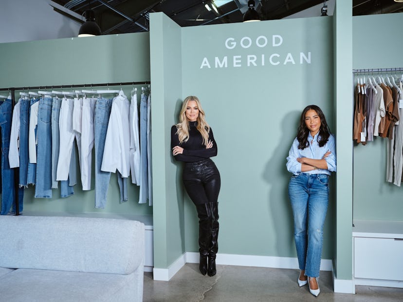 khloe kardashian and emma grede for good american