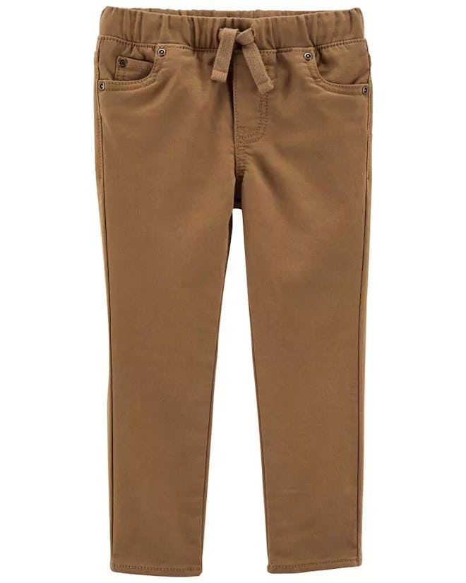 Carter's black friday deals are the best time to stock up on essentials, like khaki pants for kids.