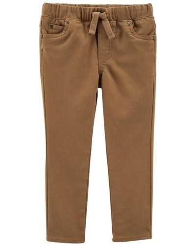 Carter's black friday deals are the best time to stock up on essentials, like khaki pants for kids.