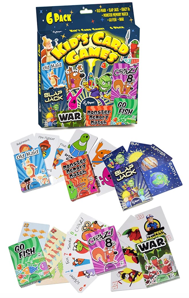 Regal Games Kids Classic Card Games set is one of the best gifts for 4-year-olds.