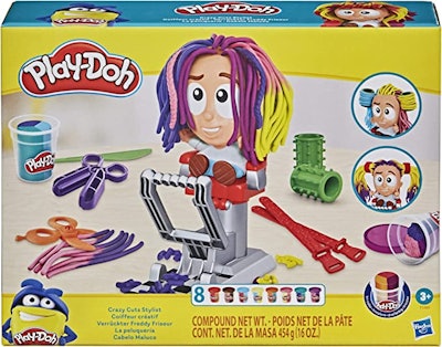 This Play-Doh Crazy Cuts Stylist Hair Salon is one of the best gifts for 4-year-olds.