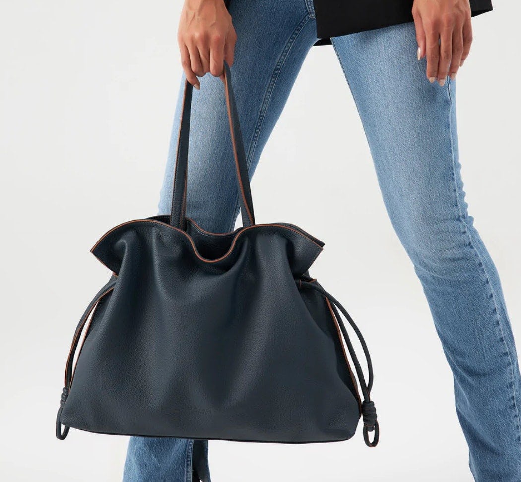 Emma Leather Tote Bag