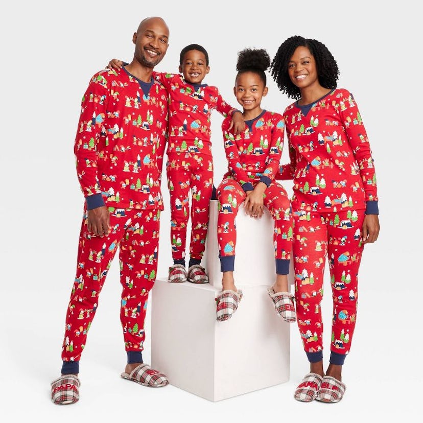  Holiday Gnomes Matching Family Pajamas Collection