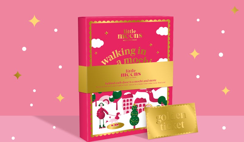 Little Moons' Mochi Ball Advent Calendar Has A Willy Wonka Twist. 