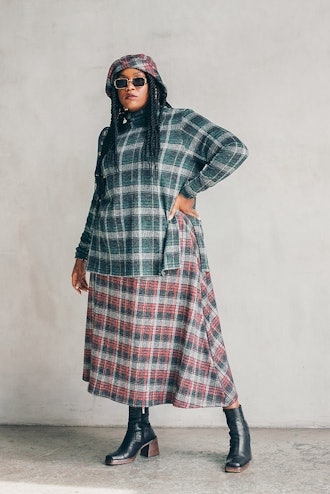 Checkmate Maxi Skirt 