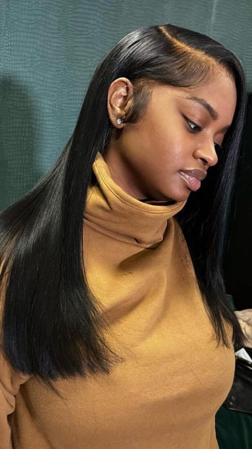 Silk press hairstyles