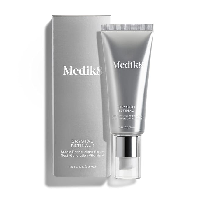 Medik8 Crystal Retinal 1 Serum is the best product for removing sebaceous filaments.