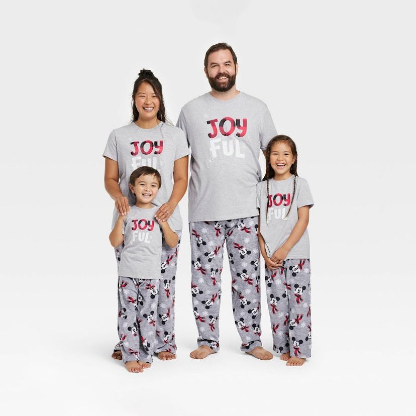 Holiday Mickey Mouse Matching Family Pajama Pants Collection