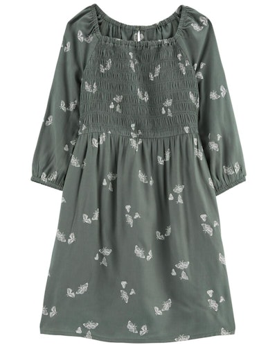 The Carter's Black Friday sale is on, and includes kids' dresses like this green and white butterfly...