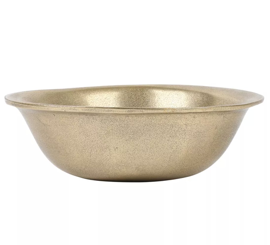 10-Inch Rough Aluminum Bowl