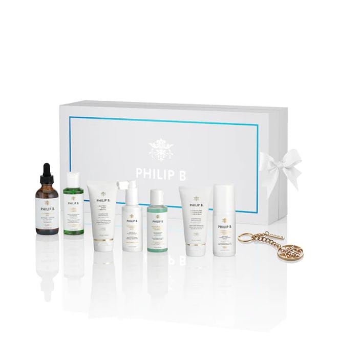 A skincare box sex than can be broken into eight small gifts is a great Hanukkah gift set.