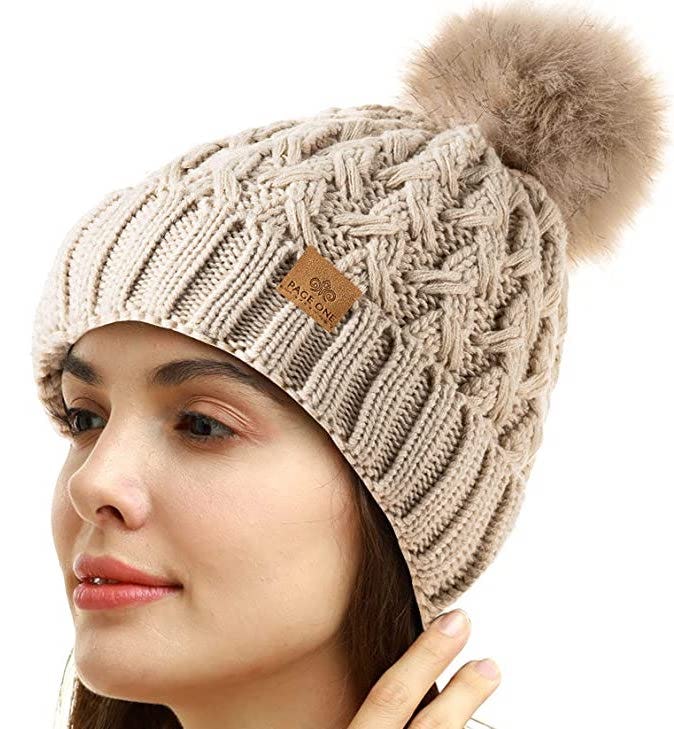 PAGE ONE Cable Knit Beanie