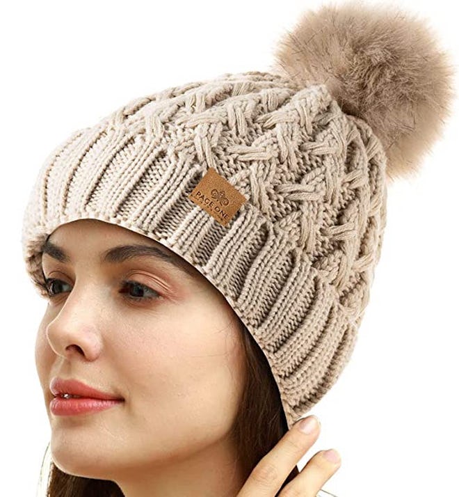 PAGE ONE Cable Knit Beanie