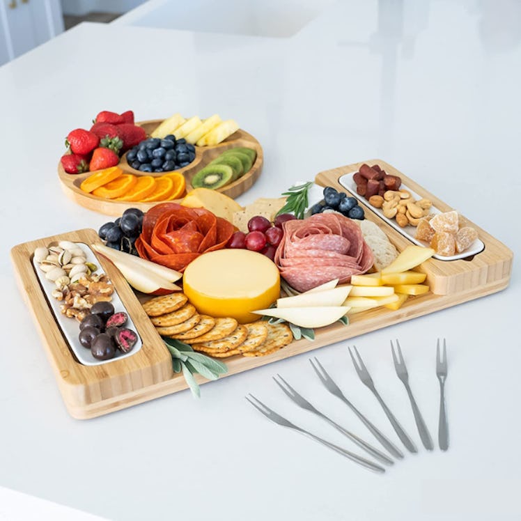 SMIRLY Bamboo Cheese Board Set