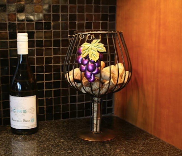 Thirteen Chefs Big Wine Glass Cork Holder