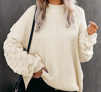 Sovoyontee Chunky Knit Sweater