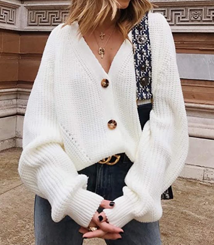 Angashion Cable Knit Cardigan