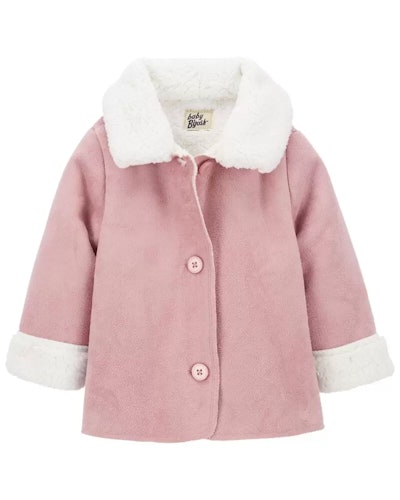 OshKosh B'gosh black friday deals are happening now, like 60% this pink toddler jacket.