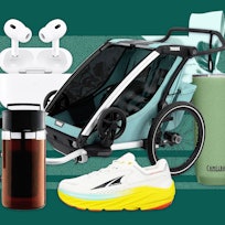 Best gifts for new dads, sneakers, water bottle, coffee mug, air pods, bike stroller attachment