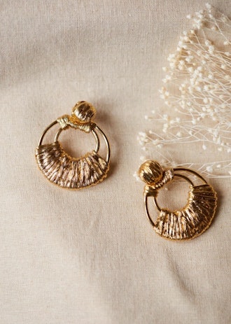 Sézane gold earrings