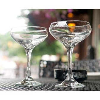 The "Old Ritz" Paris Cocktail Coupe Glass (2 Piece Set)