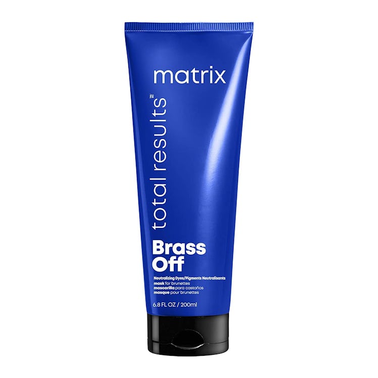 matrix total results brass off custom neutralization mask is the best mask toner for orange bleached...