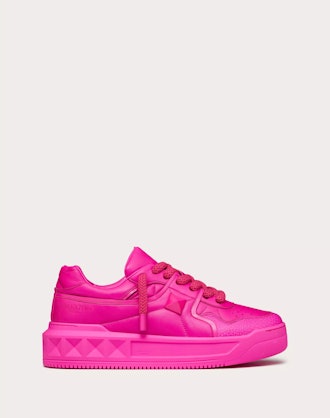 One Stud XL Nappa Leather Low-Top Sneaker 