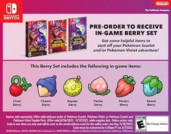 Pokémon Scarlet and Violet Best Buy berry set