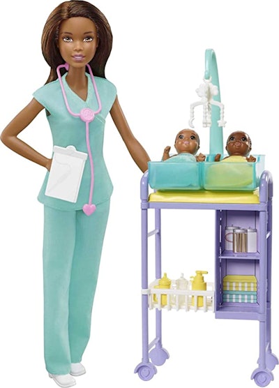 The Barbie Baby Doctor Playset is one of the best gifts for 4-year-olds.