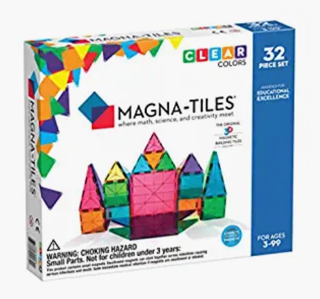 This Magna-Tiles 32-Piece Set is one of the best gifts for 4-year-olds.