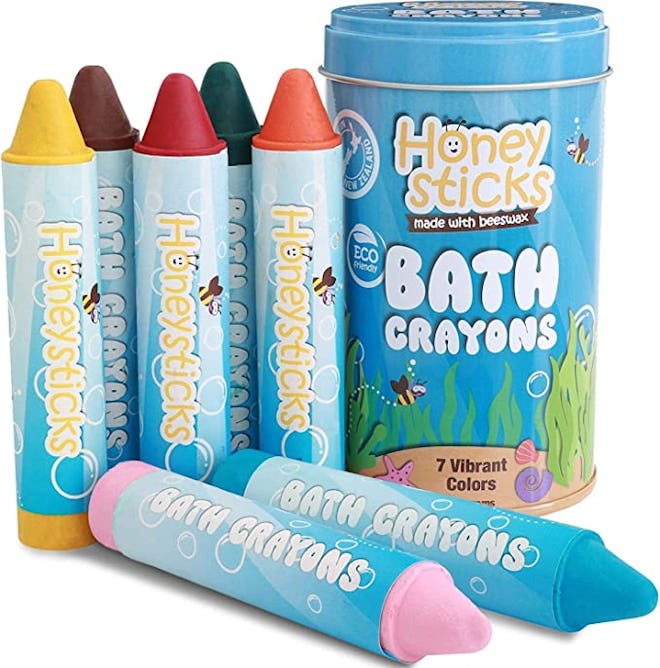 Honeysticks Bath Crayons are one of the best gifts for 4-year-olds.