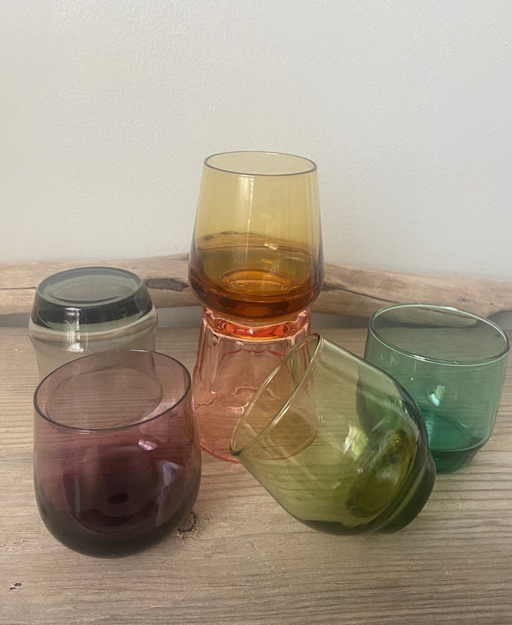 Mismatched Glass Set